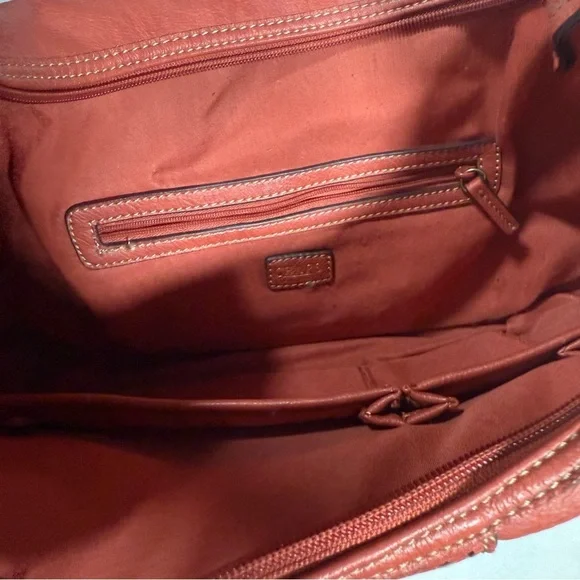 Chaps Red Hobo Bag - Picture 9 of 9